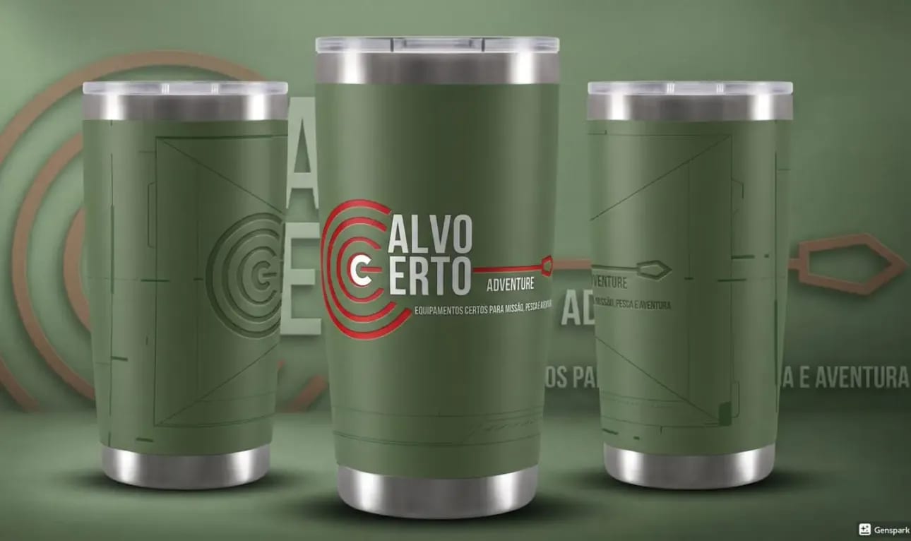 Kit 2 Tumblers Térmicos 600mL